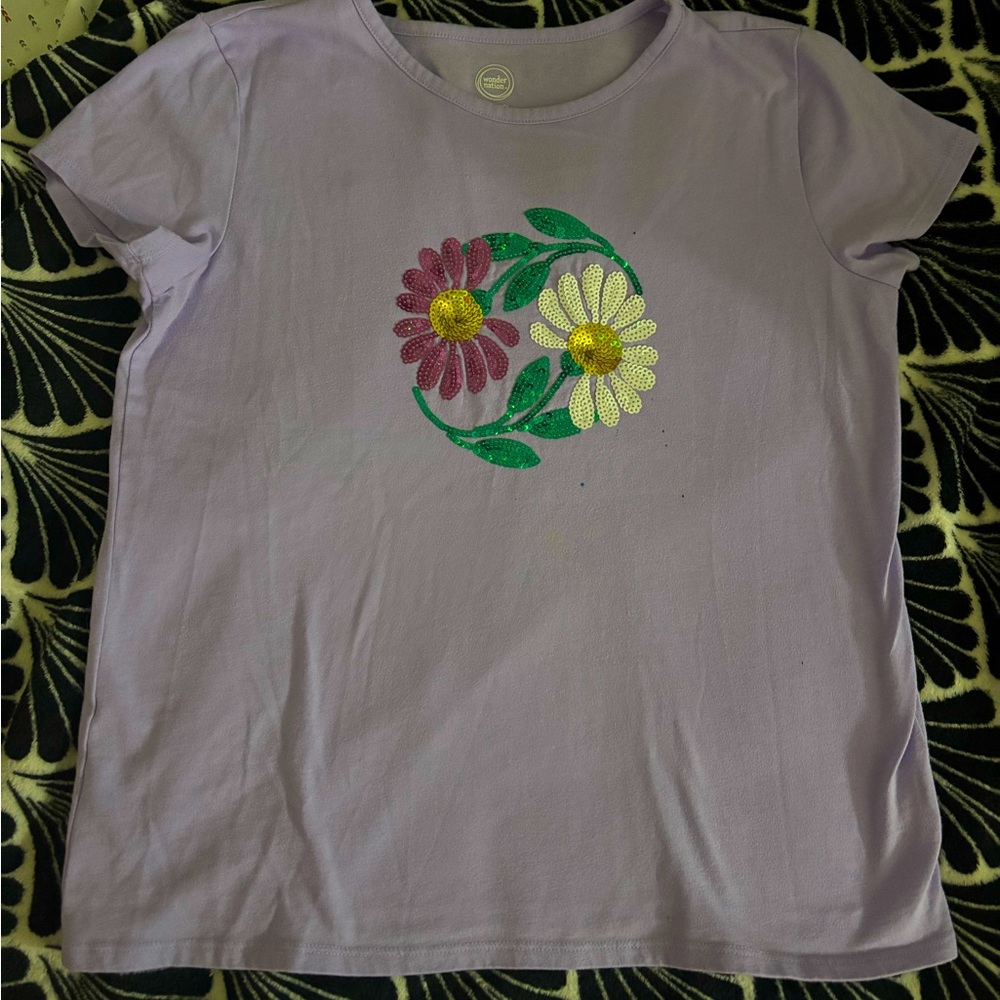 Girls flower shirt XXL
